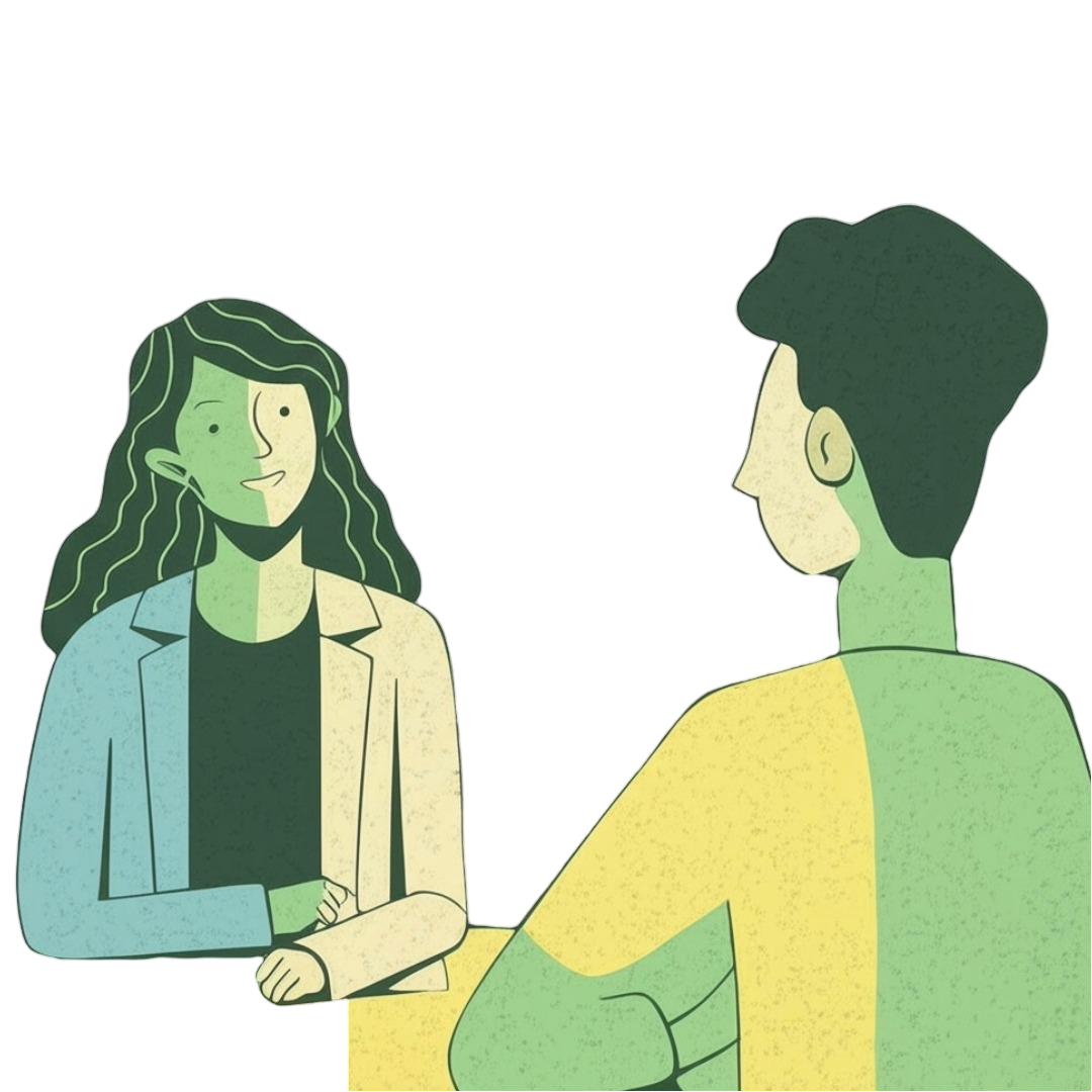 Zenchat AI chatbot interface illustration